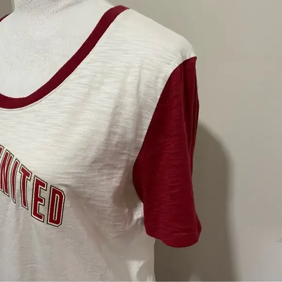 Fanatics Atlanta United Women's Short Sleeve Tee Size Large Scoop Neck - Picture 3 of 6